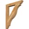 Ekena Millwork Funston Slat Rough Sawn Bracket, Western Red Cedar, 4"W x 32"D x 38"H BKT04X32X38FST06RWR - alternate 1